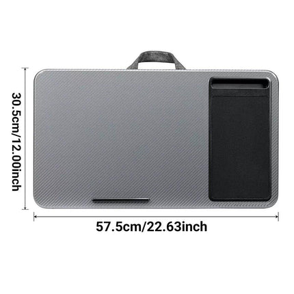 Multi Functional Laptop Desk with Cushion and Mouse Pad for Computer and Tablet