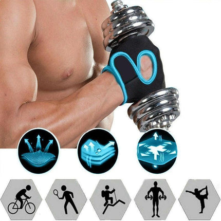 M Size Sports Gloves Weight Lifting Exercise Training Workout Bike Riding Men Women - Aimall