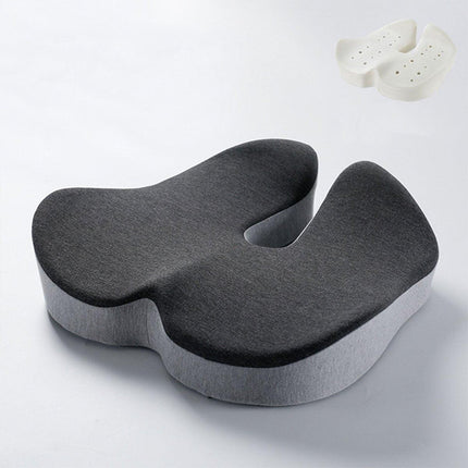 Slow Rebound Memory Foam Seat Cushion Office Chair Pad for Sedentary Hip Support