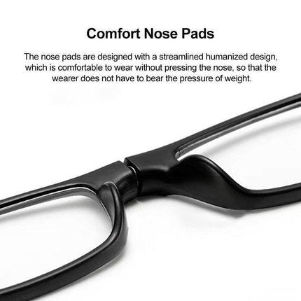 Folding Reading Glasses for Elderly Convenient Neck Hanging Portable Eyewear