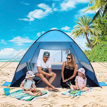 Automatic Pop Up Beach Tent UV Protection Portable Sunshade Shelter Outdoor
