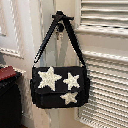 Japanese Style Female Pentagram Crossbody Bag Casual Shoulder Messenger Bag
