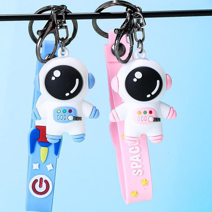 Space Rocket Universe Planet Key Ring Key Chain Astronaut Keychain Keychain Gift - Aimall