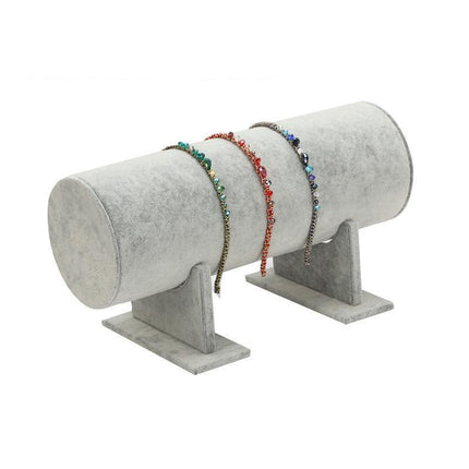 Jewelry Display Stand Headband Holder Organizer Chains Velvet Storage Rack - Aimall