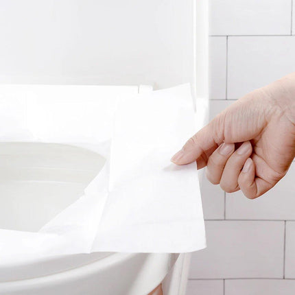 50pcs Dissolvable Disposable Toilet Paper Travel Hotel Portable Toilet Pads