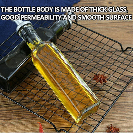 250/500ml Olive Oil Vinegar Pourer Dispenser Glass Bottle Kitchen Tools Cooking - Aimall