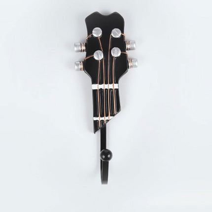 3pcs Guitar Theme Decorative Hooks Wall Mounted Hooks for Home and Office Use