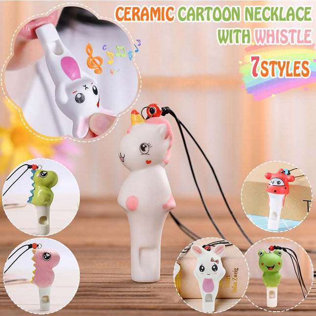 Animal Whistles Cute Cheap Gifts with Rope Noise Maker Kid Toy Party Favors - Aimall