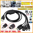 5in1 USB Charger Charging Cable for Nintendo NDSL / NDS /GameBoy Advance GBA SP - Aimall