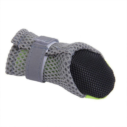 4PCS L Size Anti Slip Waterproof Protective Dog Shoes Rain Boots Pet Socks Booties - Aimall