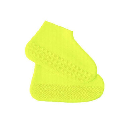 Shoe Cover Waterproof Silicone Non Slip Rain Water RUBBER Foot Boot Overshoe M Size - Aimall