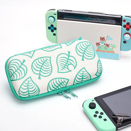 2PCS Nintendo Switch Hard Shell Carrying Case Portable EVA Storage Bag Accessories