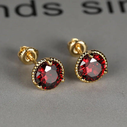 Three Claws Twisted Lace Threaded Stud Earrings Simple Elegant Earrings Women