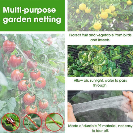 6/10M Netting Insect Bug Fly Fruit Mesh Net Vegetable Plant Protection Cover - Aimall