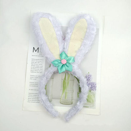 Cute Funny Rabit Headwear Lamb Wool Headband for Girls Kid Headbands Decor Party - Aimall