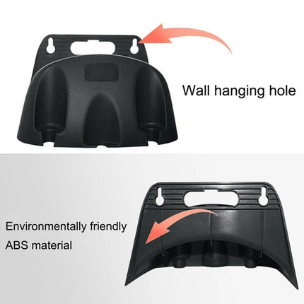 3pcs Wall Mounted Hose Holder Rack Plastic Garden Hose Storage Rack Organizer