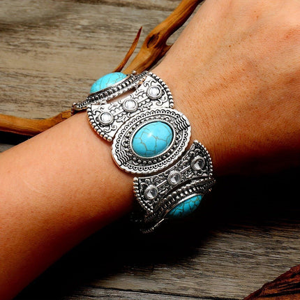 Turquoise Bracelet Adjustable Natural Stone Friendship Bracelets Gift