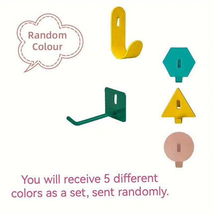 5pcs Pegboard Hooks Storage Accessories Organizing Tools Wall Hanging Solutions