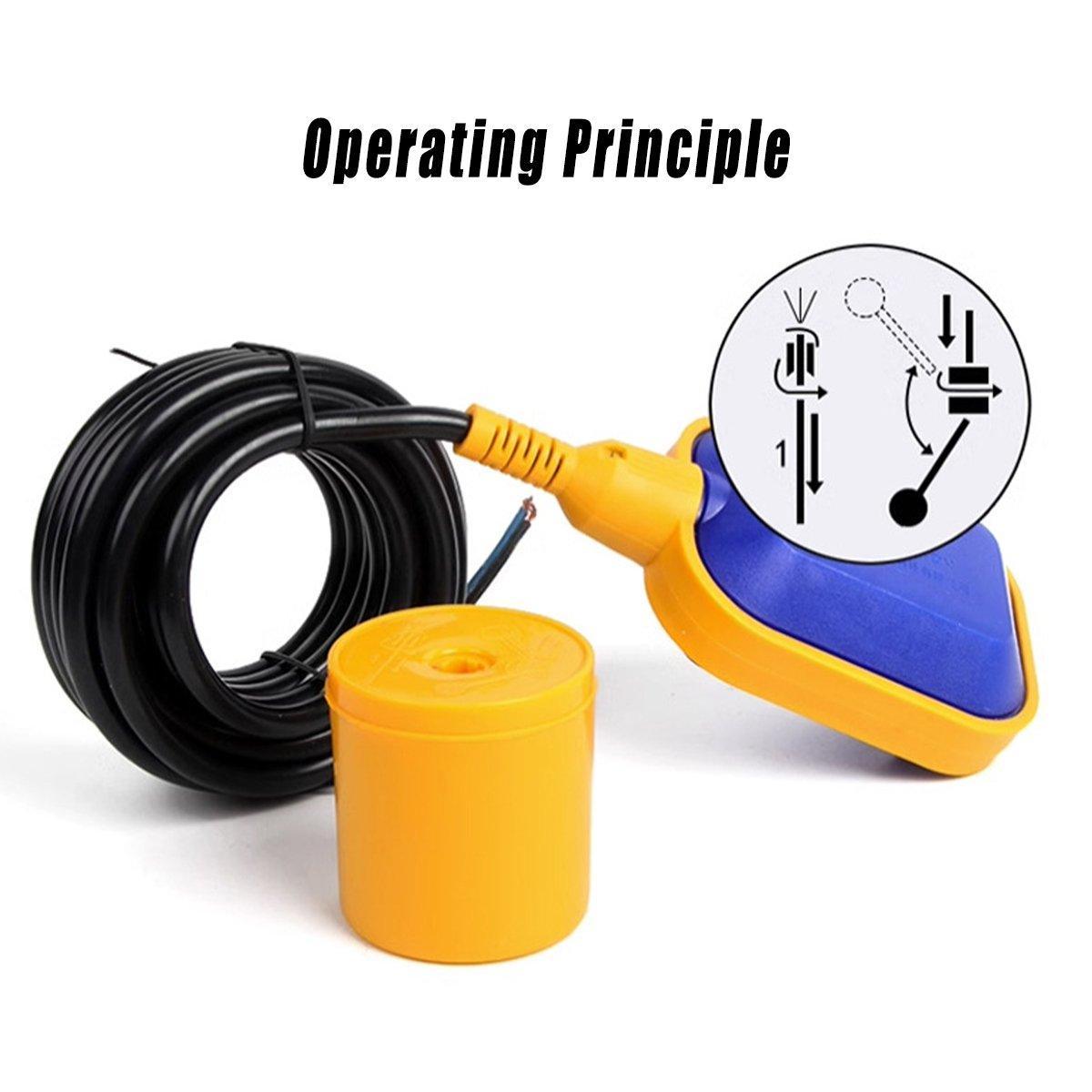 Automatic Water Level Controller Float Switch for 3M to 10M Tank Water ...