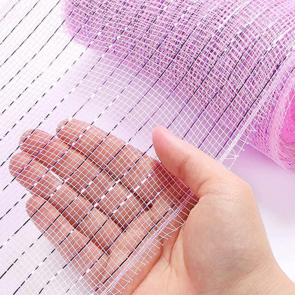 10Yards Gauze Mesh Flower Bouquet Wrapping Paper Florists Gift Packaging - Aimall