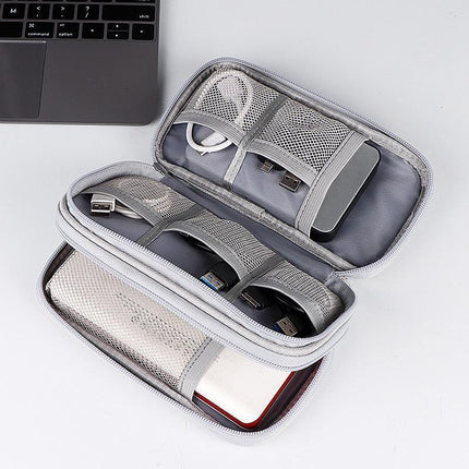 Electronic Accessories Cable Bag Organizer Travel Pouch Storage Cases Charger - Aimall