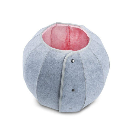 Collapsible Breathable Pet Bed Cat Nest Dog Cave Tunnel Semi Enclosed Mat