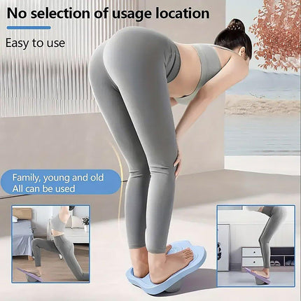 Portable Folding Stretch Board Fitness Pedal Slant Calf Ligament Trainer Tool