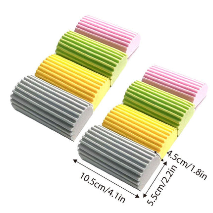 8pcs Dishwashing Sponge Kitchen Cleaning Brush Scrub Sponge Scouring Pad Set