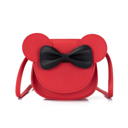 Cute Bowknot Crossbody Bag Fashionable Girls Shoulder Bag Slanting Mini Handbag