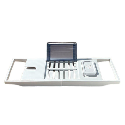 Expandable Anti-Slip Bathtub Storage Rack Adjustable Household Bath Shelf