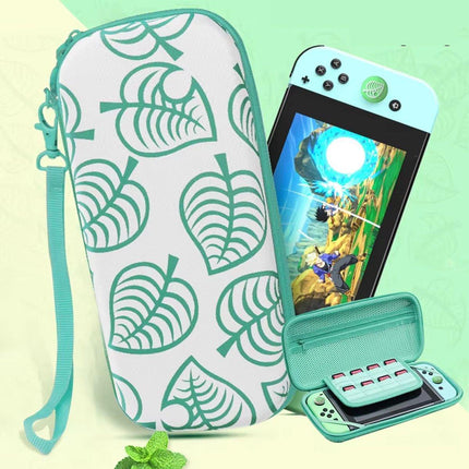 2PCS Nintendo Switch Hard Shell Carrying Case Portable EVA Storage Bag Accessories