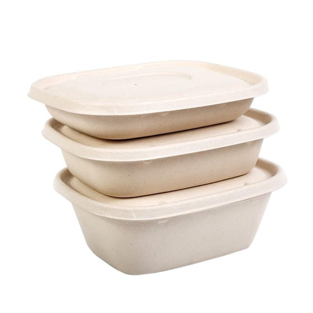 100X Food Preparation Burger Storages Cake Packaging Box Lunch Boxes - Aimall