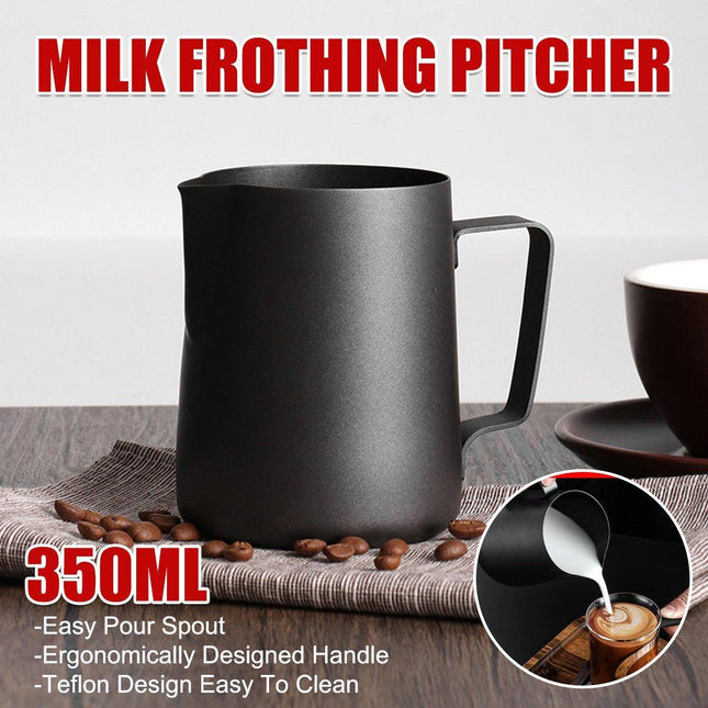 350ML Milk Frothing Pitcher Jug Frother Coffee Latte Container Pitcher Cup