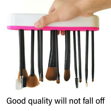 Silicone Makeup Organizer Cosmetic Storage Box Lipstick Brush Holder Desktop Box