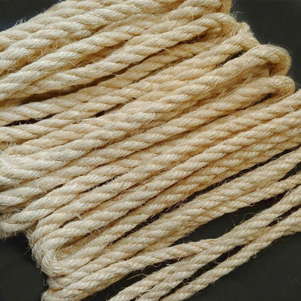 Natural sisal rope 6mm thick twine for crafts and gardening