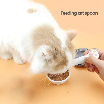 Pet Can Scoop Cat Can Opener for Feeding Multi Functional Cat Food Scooper Tool