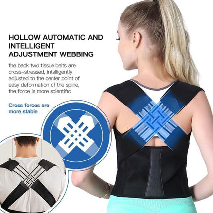 Adjustable Back Posture Corrector Support Belt for Unisex Hunchback Correction