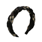 Women Retro Hair Hoop Fried Dough Twist Headband French College Style Hair Clip - Aimall