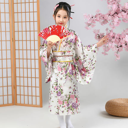 Toddler Kids Baby Girls Outfits Clothes Kimono Robe Japanese Traditional Costume - Aimall