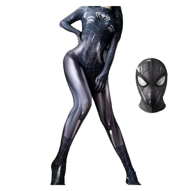Venom Amazing Spider-Man Cosplay Tights TikTok Same Style Internet Celebrated Women's CosMJ Costume Jumpsuit