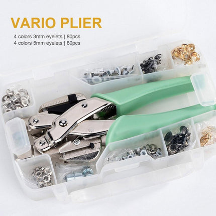 Air Eye Pliers Multi Function Variable Punching Pliers for Leather Craft DIY Use