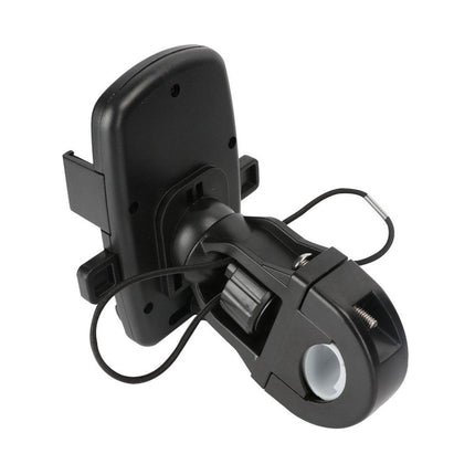 360 Degree Rotation Phone Holder Handlebar Mount for Motorcycle and Bicycle