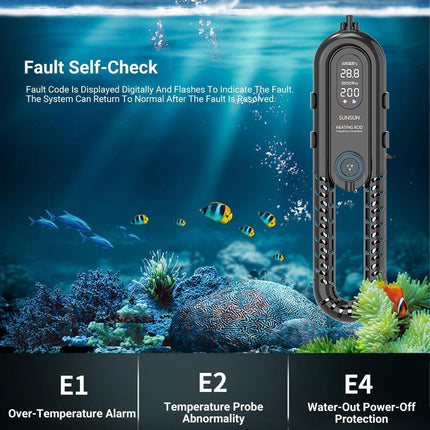Fish Tank Heater Automatic Constant Temperature Aquarium Heating Rod Warmer
