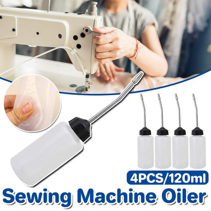 4PCS 120ml Sewing Machine Oil Pen Needle Oiler Repair Tool Household Oil Bottle