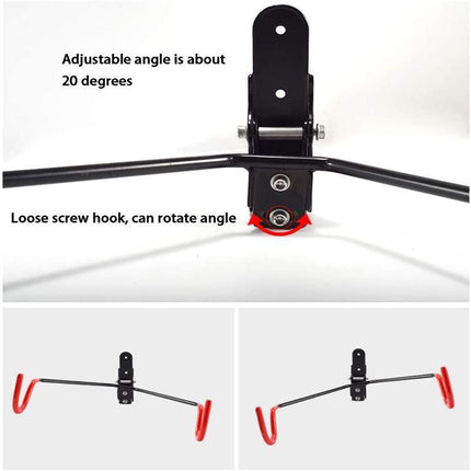 Bike Bicycle Hanger Hook Wall Mounted Garage Storage Rack Mount Steel - Aimall