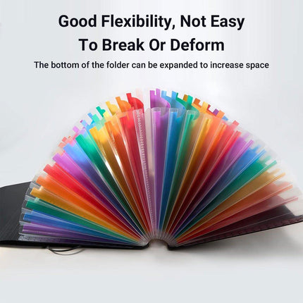A4 Document Organiser 25 Compartments Multilayer Folder Office File Storage