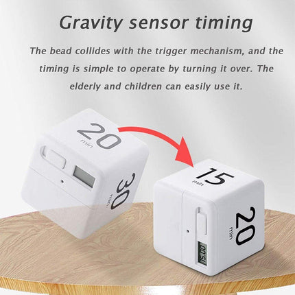 Cubic Timer for Students Time Management Study Exercise Reminder Tool Adjustable