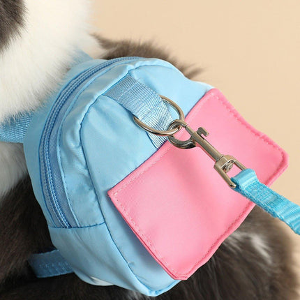 Pet Backpack Cartoon Dog Bag Outdoor Travel Small Pet Carrier Bag Supplies