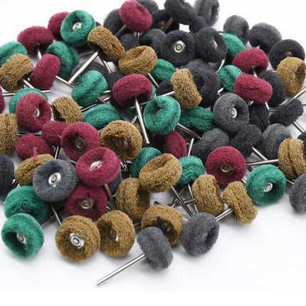 50pcs Mini Nylon Brush Set Grinding Head Polishing Machine Accessories Tools
