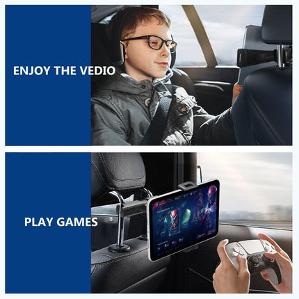 Universal 360° Car Seat Back Headrest Mount Holder for Apple iPad Phone Tablet - Aimall